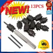 13pcs Cutter 3/8'' Double Sided Rotary Spot Weld Remover Drill Bits Cut Weld Set