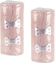 EXAOMBLE 2Pcs High Elastic Band Compression Wrap for Arm Leg Protection Breathable Tear Resistant Sports Wrap for Injury