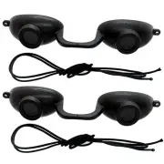 2 pack EVO FLEX Sunnies Flexible Tanning Bed Goggles Eye Protection UV Glasses