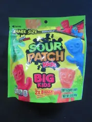 (1) Share Size Bag Sour Patch Kids Big Kids Sour Then Sweet Candy 12 Oz