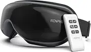 RENPHO Eyeris 1 - Eye Massager with Heat and Vibration, Remote Control, Compression Bluetooth Music Temple Eye Massage Mask Rechargeable for Relax Eye Strain Dark Circles Eye Bags Dry Eyes Improve Sleep