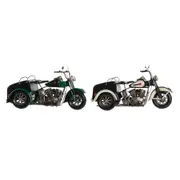 Decorative Figure Dkd Home Decor Motorbike 16 x 37 x 19 Cm Vintage 2 Units
