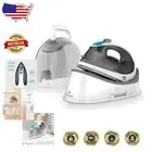 Non-Stick Cordless Steam Iron with Carrying Case – Perfect for Travel & Home Use