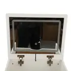 AA Vanity Desk With Flip Top Mirror Light Makeup Table With Drawers Stool Storag