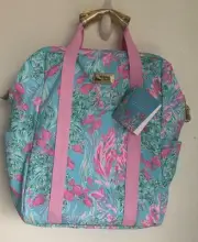 Lilly Pulitzer Large Thermal insulated Backpack Cooler Beach Lrg Lunch Tote