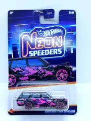 Hot Wheels Neon Speeders ‘71 Datsun 510 Wagon Camo Black Pink & Purple