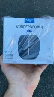 WONDERBOOM 4 Portable Waterproof Bluetooth Speaker - Black - Unopened