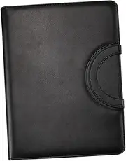 Veemoon Elegant Leather Portfolio Case Zipper Executive Binder A4 Conference Folder Leather Material