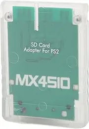 Storage Card Adapter Reader of Memory Cards of The Games Console for MX4sio, for Fat Console, ABS (Clear White)