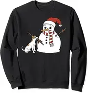 keoStore Jack Russell Terrier Snowman Funny Dog Christmas Sweatshirt ds643 Sweater