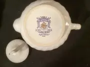 Salem China English Collection Teapot Tea Pot Swirl design with gold trim. NIB