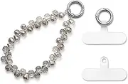 [MORSUNBELA] Phone Chain Beads Hand Wrist Strap Lanyard Phone Cell Phone Charm Strap Phone Chain Beads Universal Phone Accessories