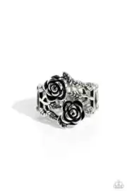 Paparazzi Jewelry Ring Anything Rose - Silver Roses