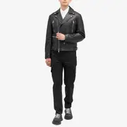 Alexander McQueen Leather Biker Jacket