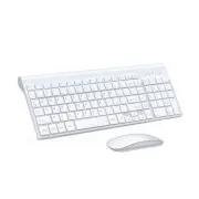 TopMate KM9000 Wireless Keyboard and Mouse Ultra Slim Combo