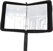 GARIOUANS PU Cards Binder Organizer Portable Storage Holder with Hand Strap for for Collectors