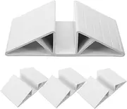Cabilock Pcs Gate Foot Accessories Triangle Reinforcement for Fences Gates Plastic Easy Install Safety for Boys and Girls