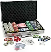 Poker Set in Aluminum Case with 300 (11.5 Gram) Las Vegas Style Chips