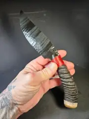 EXTREMELY RARE BLUE GREEN Obsidian Knife~Stone~Springbok~Kenny Hull~Riddick 3