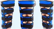 [Generic] O/X Type Leg Bowed Legs Knee Straightening Adjustable Correction Belts Band Posture Corrector Easy to Use for Adult Child (Color : Blue, Size : Small)