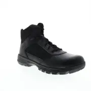 Bates Tactical Sport 2 Mid Side Zip E03161 Mens Black Leather Tactical Boots 8.5
