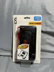 NERF Armor Case for Nintendo DS Lite Black Red