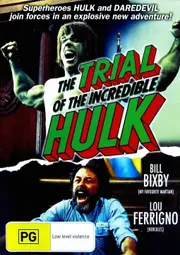 THE TRIAL OF THE INCREDIBLE HULK BILL BIXBY LOU FERRIGNO DVD