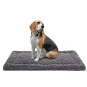 Washable Dog Bed Mat Reversible Dog Crate Pad Soft Fluffy Pet Kennel Beds Dog...