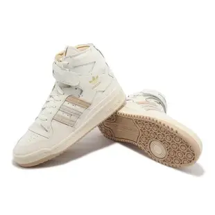 adidas 休閒鞋 Forum 84 HI 男鞋 女鞋 米白 奶茶 高筒 復古 三葉草 愛迪達 GW1905