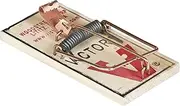 Victor M156 Metal Pedal Sustainably Sourced FSC Wood Snap Mouse Trap - 4 Wooden Traps