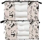 Yoogain 95 L zippered under bed shoe storage with Reinforced Handles, clear window organizer for bedroom for Blankets, Comforters, and Clothes
