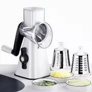 Kitchen Vegetable Shredder Food Rotary Drum Grater Chopper Slicer Fruit Cutter