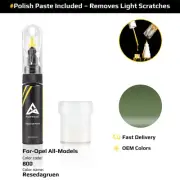 Touch Up Paint For Opel All Models 800 Resedagruen With Polish Paste
