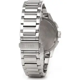 Esprit 計時碼表白色錶盤男士手錶 ES104091004