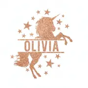[Namly Design] Wallsticker - Unicorn / Personalised