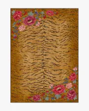 150' x 215' | Machine Washable Runner Rug | Kid & Pet Friendly | Indoor Rug | Bengal Bloom Multicolour Rug by Gracie | Ruggable