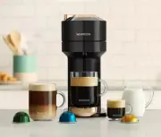 Vertuo Coffee and Espresso Maker, Black Matte Rose Gold New Openbox