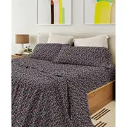 Rebecca Minkoff Jacobean Floral 3pc Cotton Quilt Set, Queen