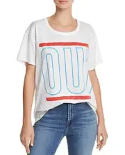 Chaser OUI Graphic T-Shirt for Women, Casual Short Sleeve Top
