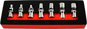 Astro 7407 1/4-Inch Drive Flex Socket Set, 6 Point - SAE, 7-Piece