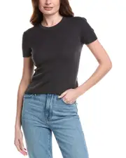 James Perse Stretch Linen-Blend T-Shirt