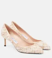 [Jimmy Choo] Jimmy Choo Romy 60 tweed pumps AU 10 pink