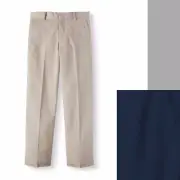 George Boys' School Uniform Flat front Double Knee Pant Color/Size Regular Husky