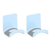 2 Pcs Headphone Stand Holder, Under Desk Headset Holder, Blue(Wall-mounted)