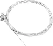 ULDIGI 6 Pack Silver Plated Guitar Strings Soft Acoustic Guitar Strings Through Plate Replacement Kit for Boys and Girls