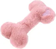 Plush Dog Toy - Bone Plush Vocal Dog Toy | Plush Dog Toy Puppy Bone Shape | Bone Shape Dog Plush Chew Toy for Pets,Soft Dog Bone Shape Chewing Toy, Squeaky Dog Chewing Toy for Dog