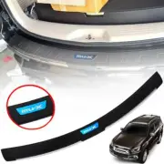 Rear Bumper Plate Protector Matte Black For Isuzu MU-X MUX 2017 2018 2019 SUV (for: Isuzu)