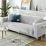 Velvet Plush Sofa Cover Stretch All-Inclusive Sofa Slipcovers for Living Room Solid Couch Covers Armchair Cover 1/2/3/4 Seater(A4,3seater 190-230cm)