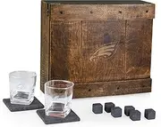 PICNIC TIME Philadelphia Eagles Whiskey Box Gift Set