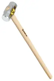 (4) TRUPER TOOLS MD6H-C 6 lb. DOUBLE FACED SLEDGE HAMMER w 36" HICKORY HANDLE